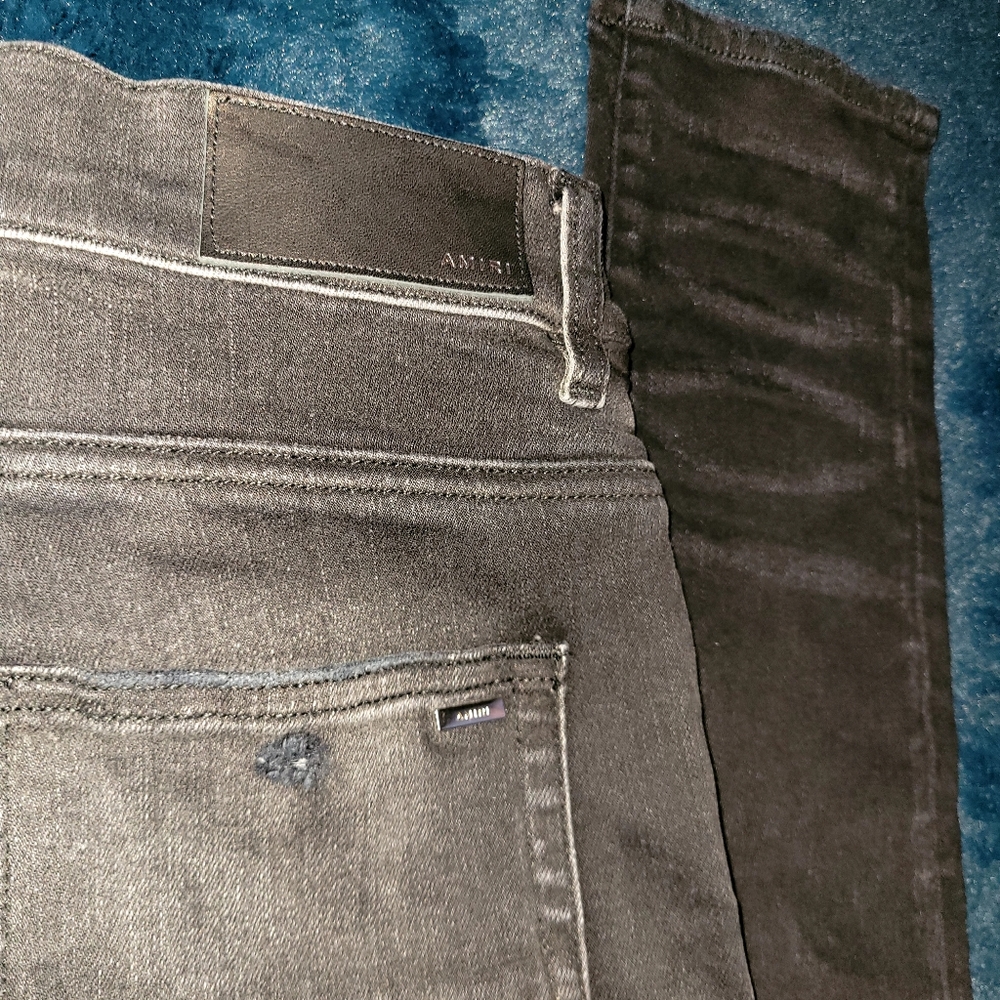 Brand new Amiri Hibiscus Arttch Skinny Jeans (Aged Black) size 30 - Picture 6 of 9